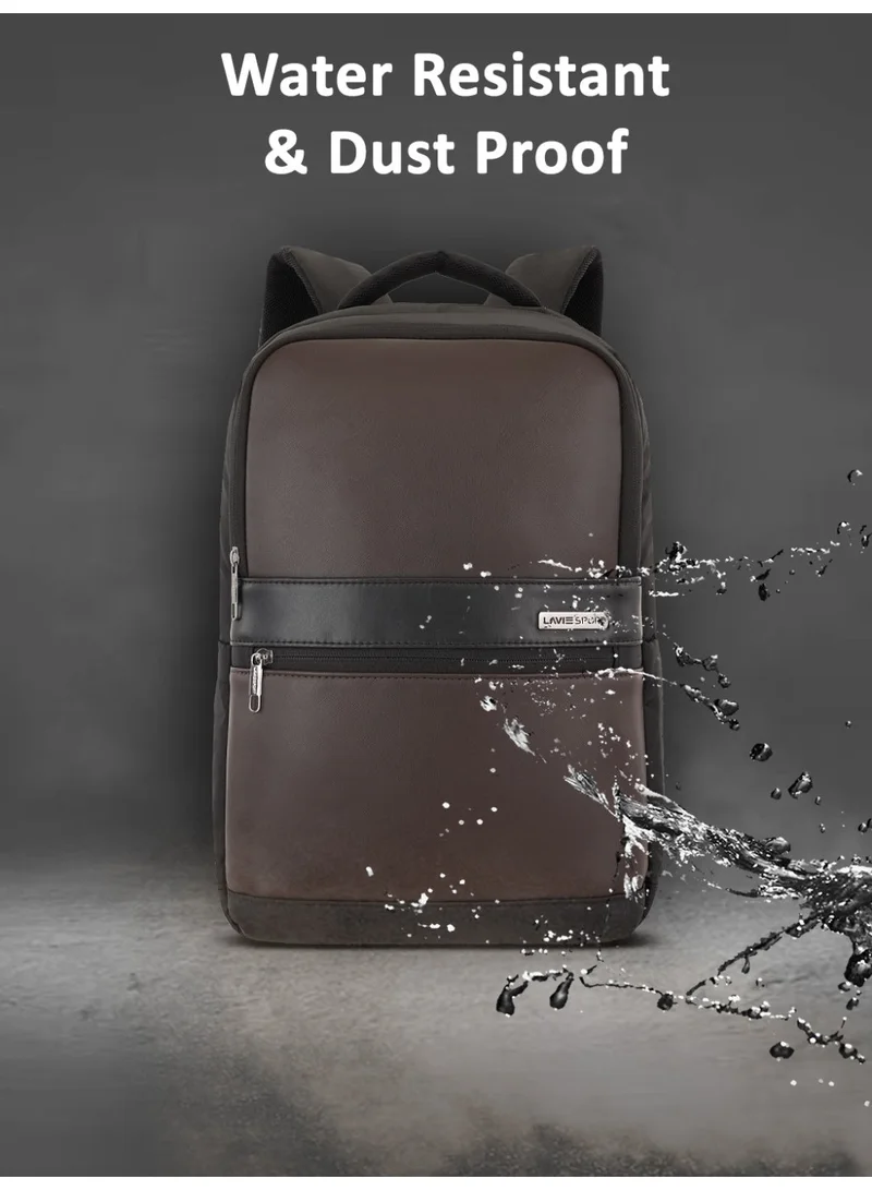 لافي حقيبة ظهر رياضية من أرمور بسعة  لتر مع جيب لعربة السفر للرجال والنساء أسودشوكولاتة